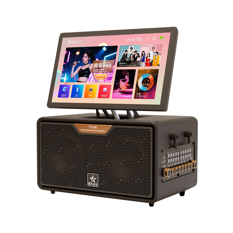 NNB立辉广场舞箱TV16带显示屏户外大音量点歌机音响ktv点歌一体机
